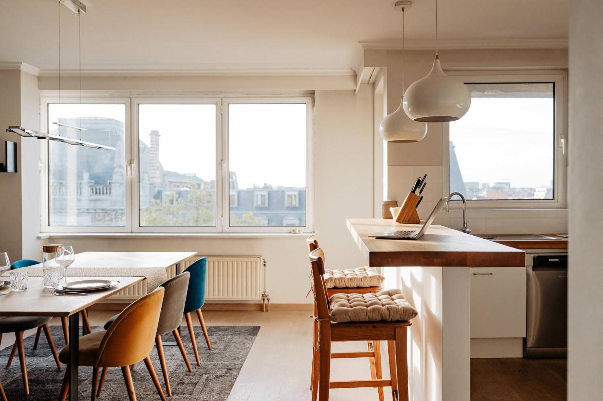 Zonnig Appartement Met Prachtig Uitzicht Op A+Locatie Antwerpen Kültér fotó