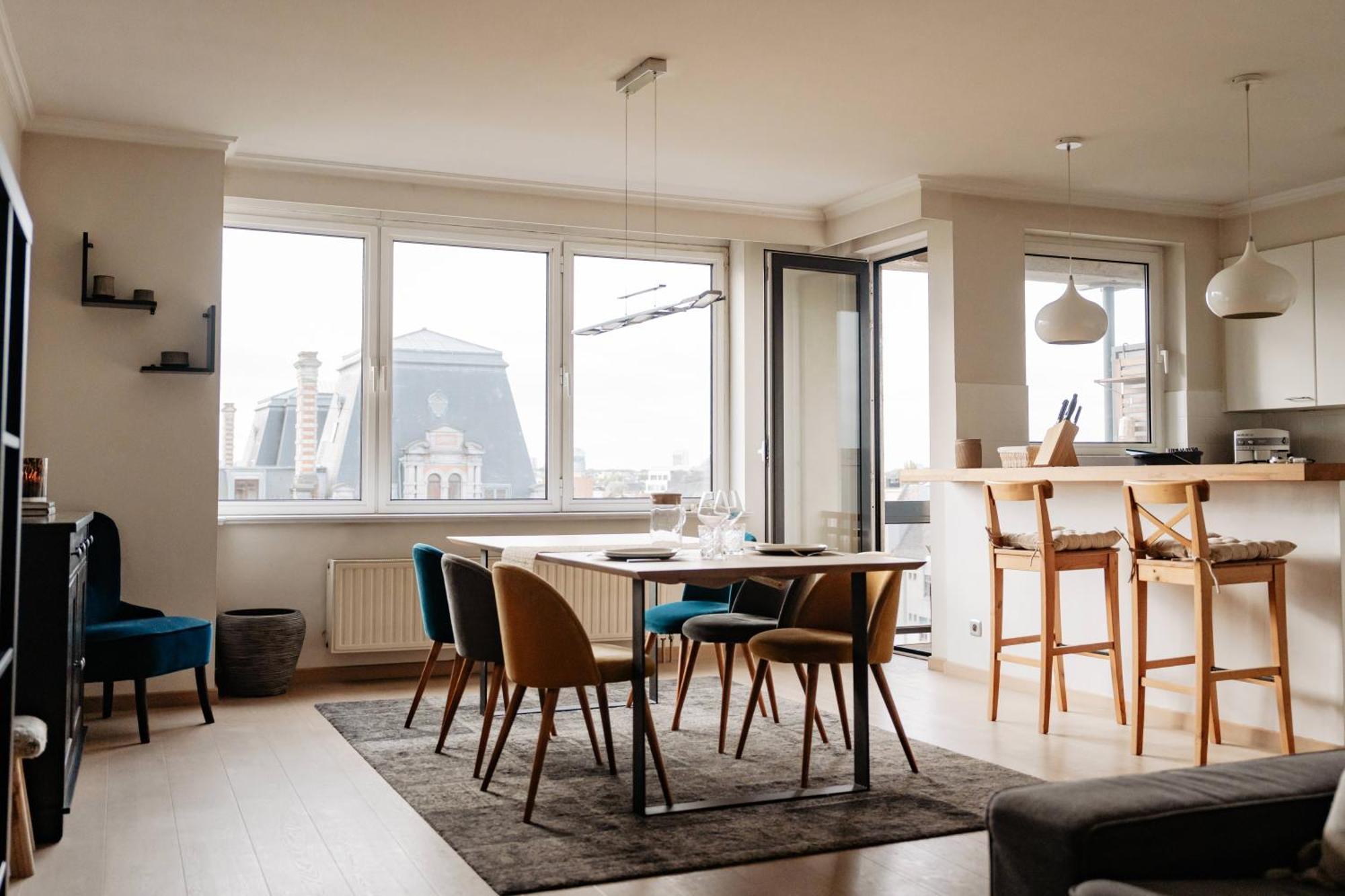 Zonnig Appartement Met Prachtig Uitzicht Op A+Locatie Antwerpen Kültér fotó